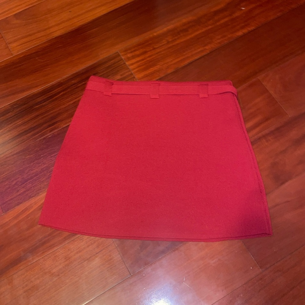 New Zara ZW COLLECTION texture knit elastic stretch mini skirt - Picture 12 of 16